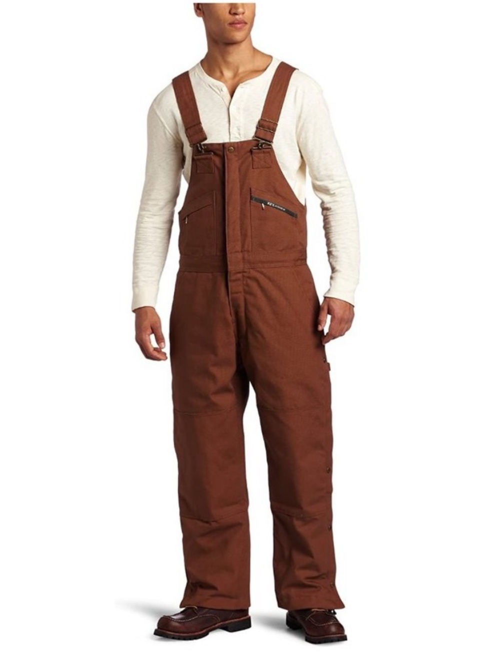 Key Outerwear | Mens Insulated Duck Bib Overall Heavy Duty adjustable bib SR